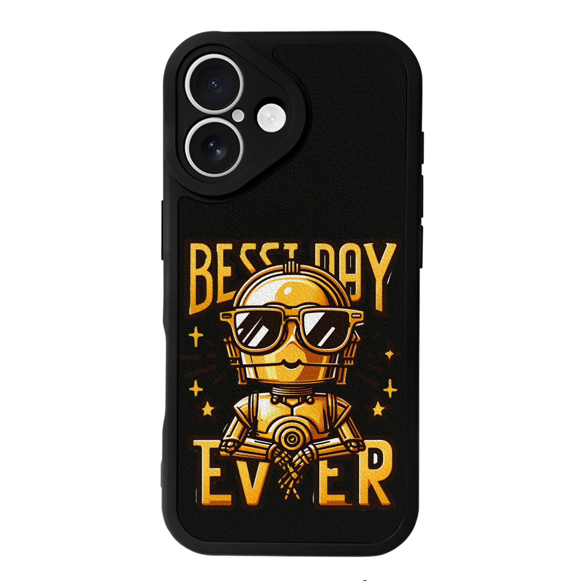 （画像用） スター・ウォーズ Star Wars 【iPhone 16シリーズ対応】シリコンスマホケース（レザー調） 材質：シリコン